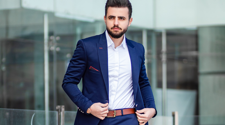 Man wearing suit